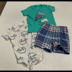 Carter’s Three Piece Chameleon Outfit